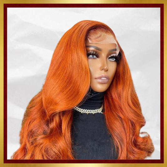 24 Inch Ginger Body Wave Frontal
