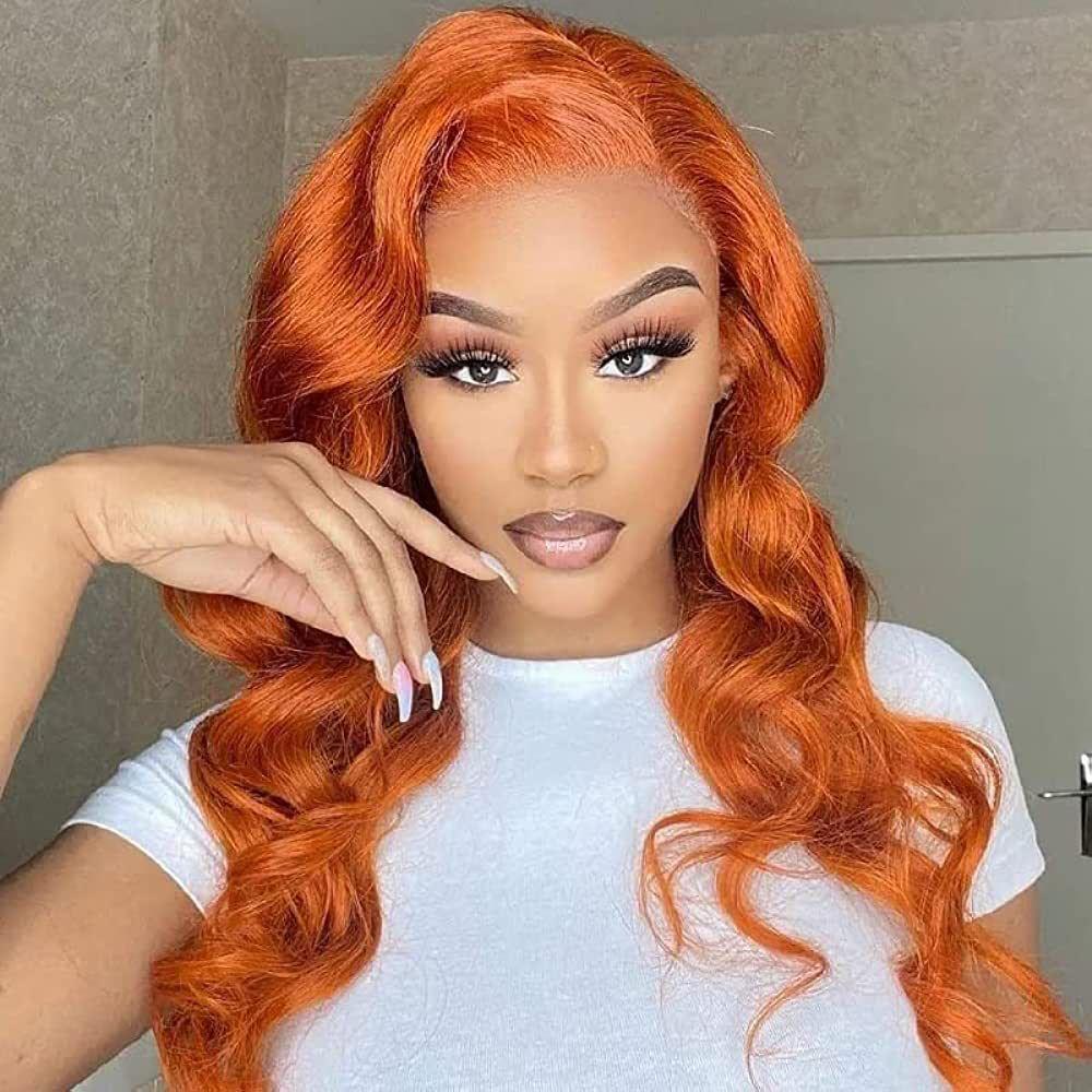 24 Inch Ginger Body Wave Frontal