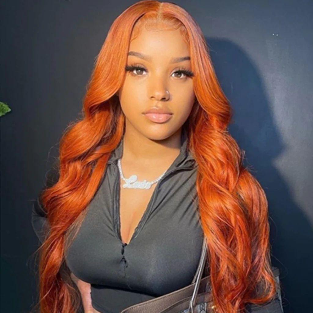 24 Inch Ginger Body Wave Frontal