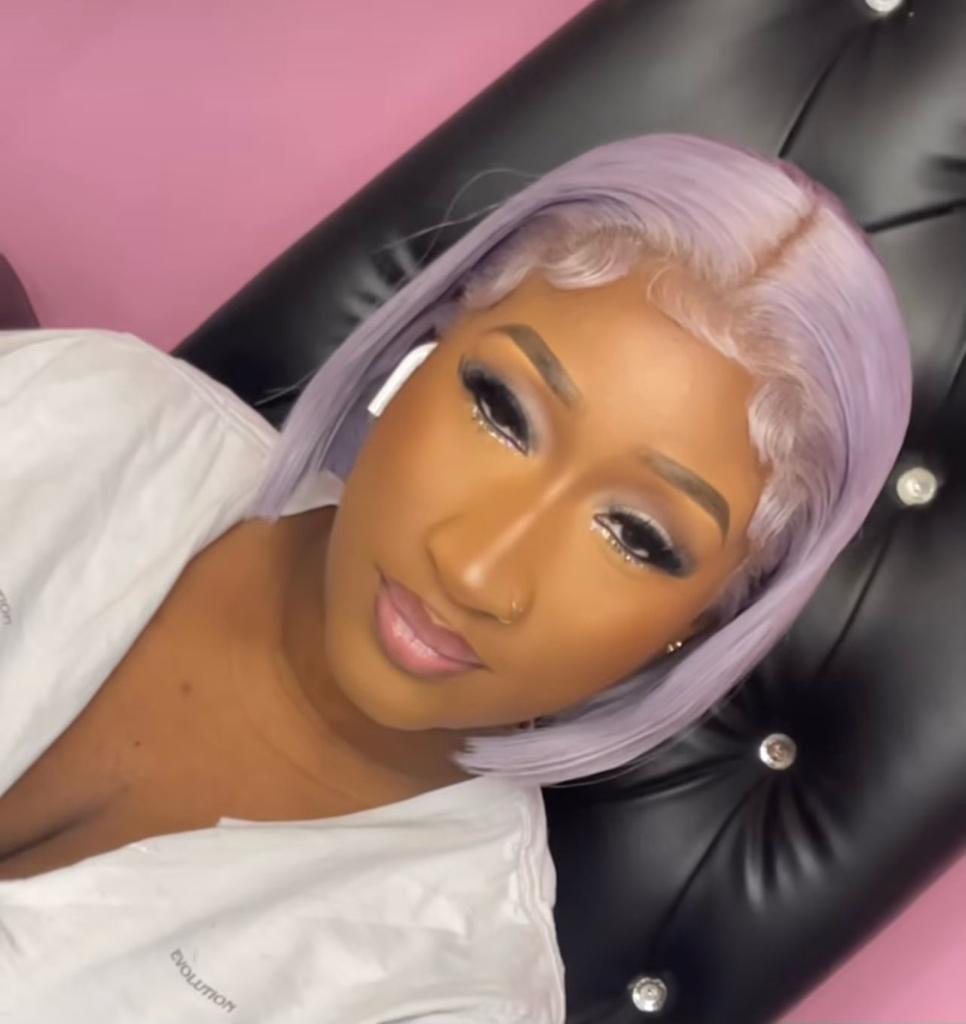 14 Inch Grey Bob Frontal